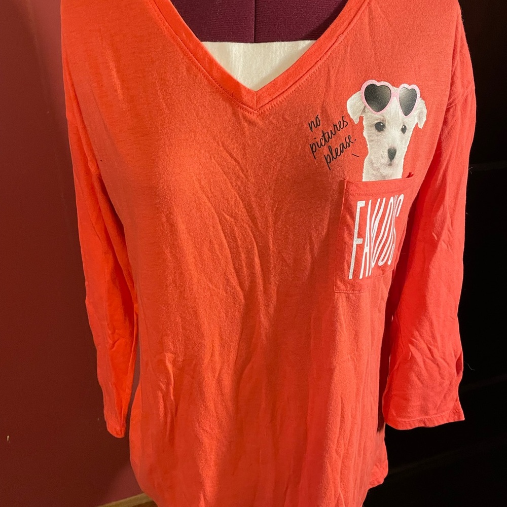 Justice long sleeve shirt Size 18 1/2